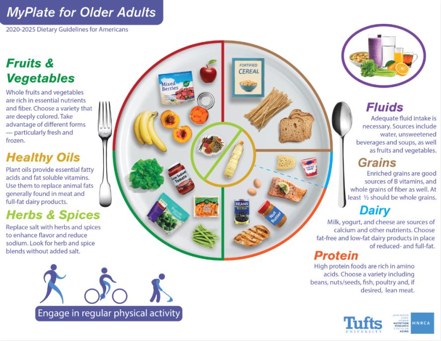 MyPlate food chart image